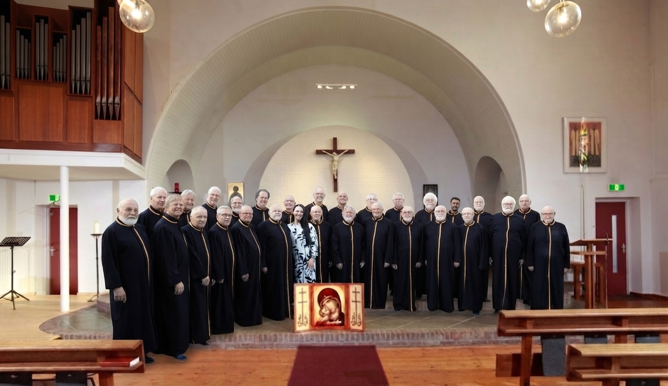 Het Byzantijnskoor Drenthe in de kerk